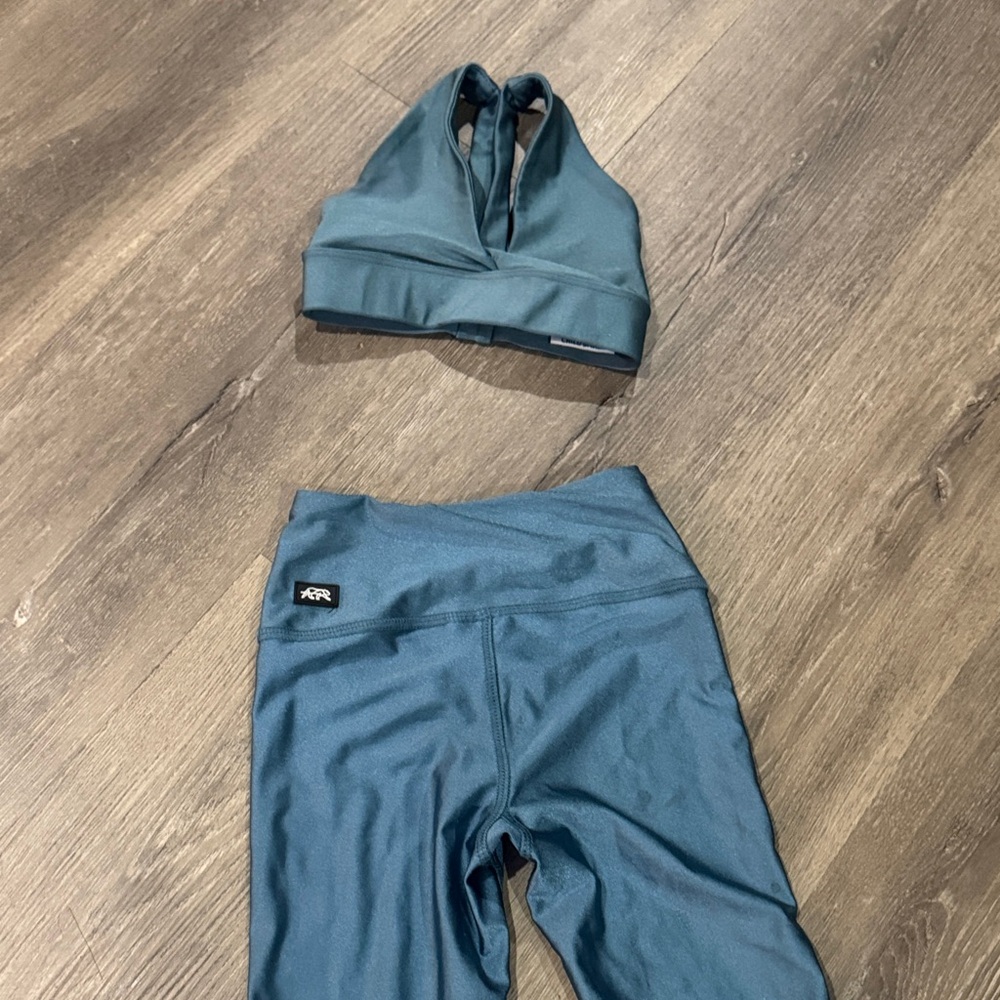 Stylish Kids Blue Leggings and Top Set